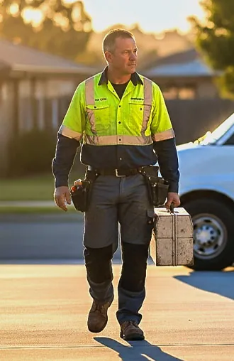 Local Gold Coast electrician installing power point