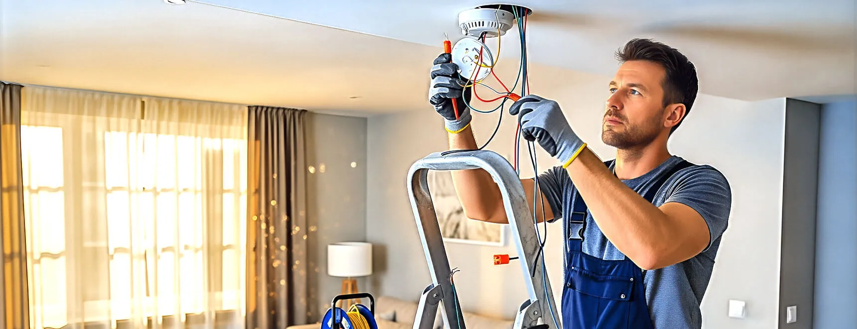 Smoke alarm compliance testing and certification on Gold Coast property