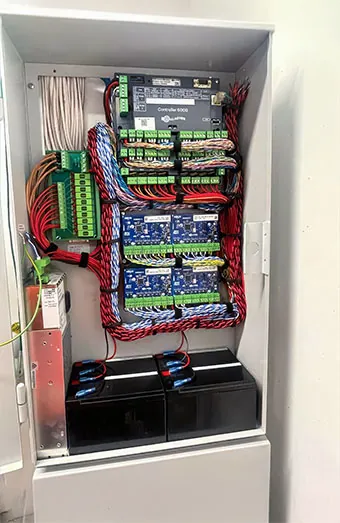 Neatly wired and labelled switchboard after professional upgrade